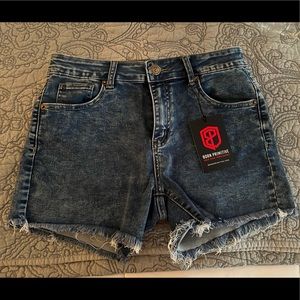 Born Primitive Flex Stretchy Jean Shorts